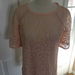 SUNDANCE LACE TEE SIZE S